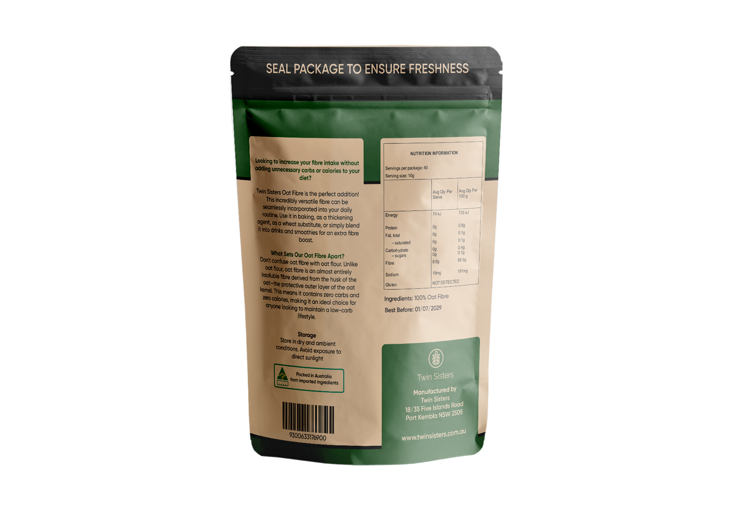 Oat Fibre - Ultra Fine - 400g