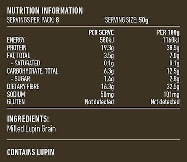 Lupin Flour - 400g - Twin Sisters